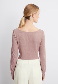 Marc O'Polo BOAT NECK - Pikkade varrukatega topp - dark mauve