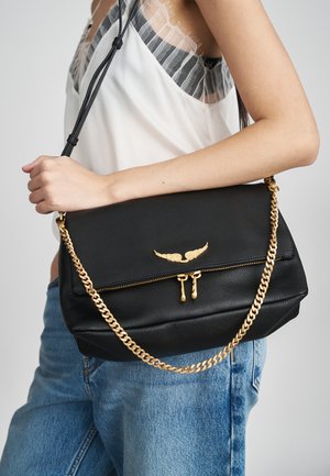 ROCKY  - Cross body bag - black/gold-coloured