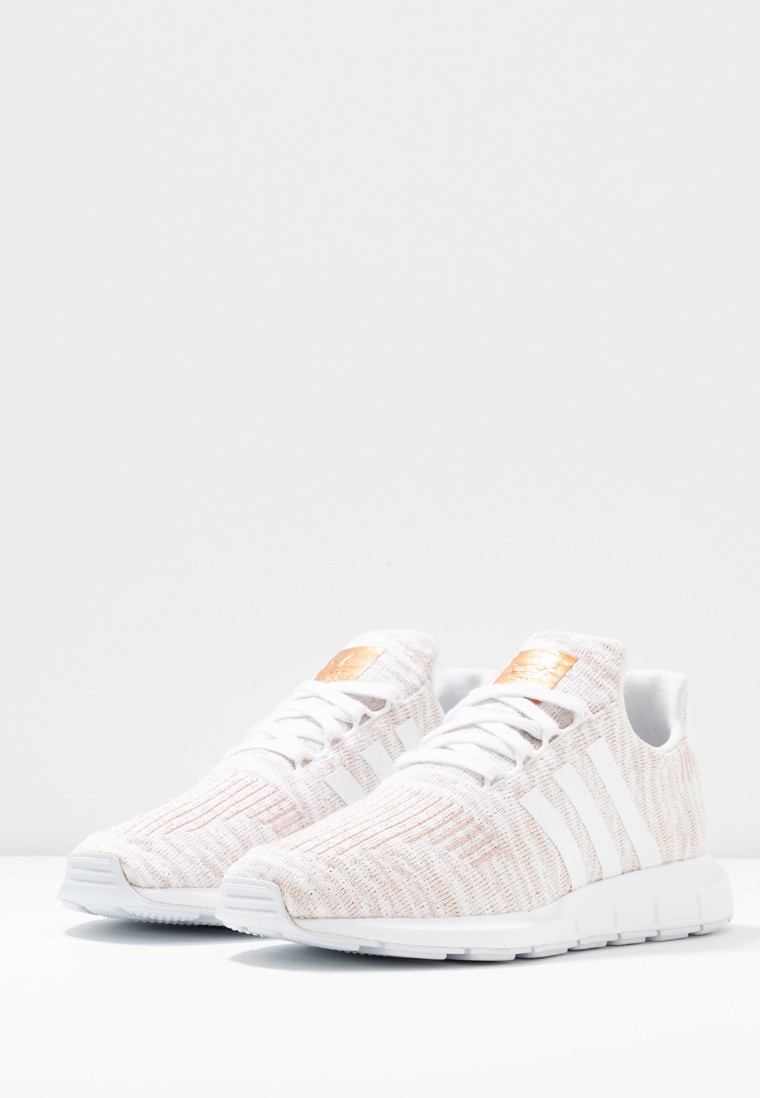 adidas swift run white copper metallic