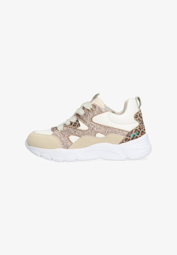 SANNE SPRING – Lauflernschuh – beige wit roze