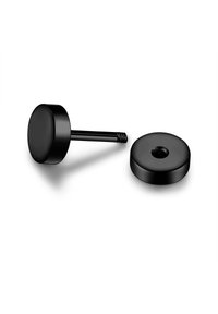 Culoare neagră, fermoar magnetic circular cu un tije filetate și un disc suplimentar corespunzător. Textură netedă și finisaj mat. Design compact.