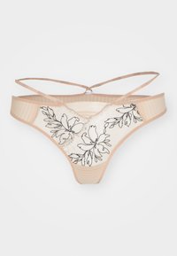 Selected, clay nude/black