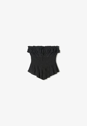 Bershka Blúzka - black