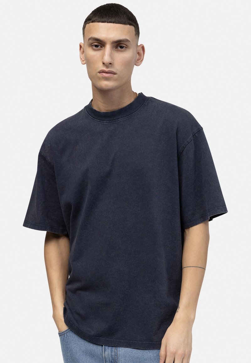Redefined Rebel GOMES TEE BOXY FIT - Basic póló - sky captain