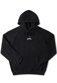 PUNCTURE HOOD - Hoodie - washed black