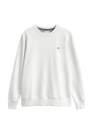 GANT, SHIELD C NECK - Sweatshirt - eggshell