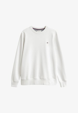 GANT, SHIELD C NECK - Sweatshirt - eggshell