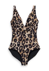 Nevybráno, brown leopard print