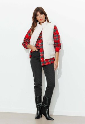 MARCEL  TAILLE HAUTE - Jeans fuselé - noir