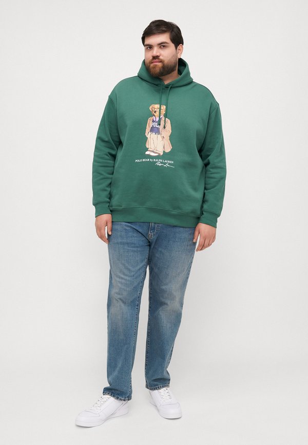 POLO BEAR FLEECE HOODIE - Sweatshirt - washed forest4