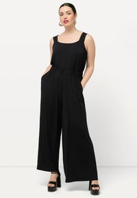 Ulla Popken MUST-HAVE WIDE LEG - Overal - black