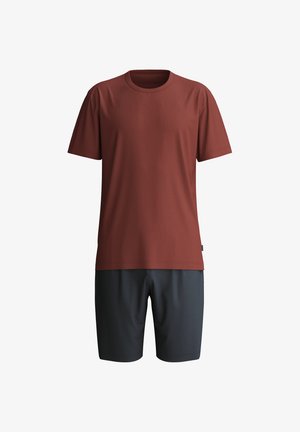 Calida, RELAX ESSENTIALS KURZ-PYJAMA SET - Pigiama - brick red