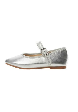 GIGIPB - Ballerinaskor med remmar - silver