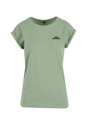 Urban Classics, THINK SHOULDER TEE - Μπλουζάκι με στάμπα - magicsalvia