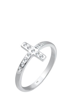 SPARKLING CROSS - MIT KRISTALLEN VON SWAROVSKI® - Ringe - white