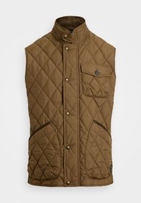 THE BEATON QUILTED UTILITY GILET - Strukirani kaput - chestnut
