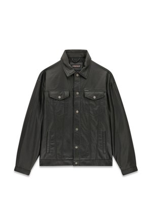 Guess, JACKE AUS KUNSTLEDER - Veste en similicuir - schwarz