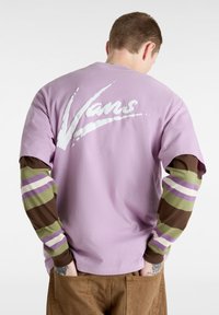 Vans BRUSH SCRIPT LOOSE FIT - T-Shirt print - lavender mist