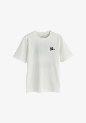 Next, RELAXED FIT - GRAPHIC PRINT SLUB T-SHIRT . - T-shirts print - white beach graphic