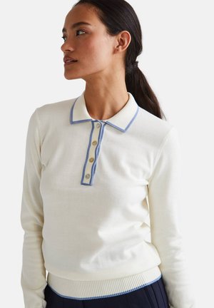 Monoprix MANCHES LONGUES UNI  - Polo - ecru