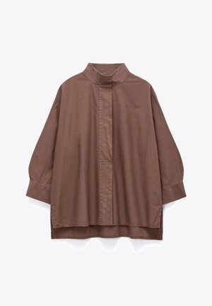 ADOLFO DOMINGUEZ, FUNNEL NECK - Camicia - brown