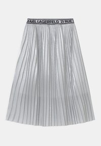 KARL LAGERFELD KIDS Gonna a campana - silver-coloured