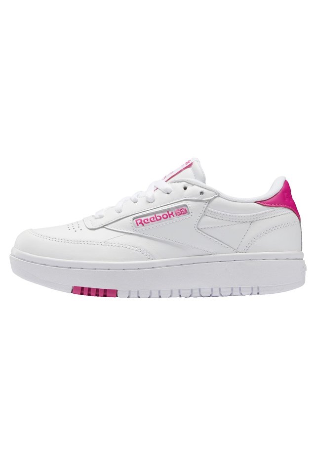CLUB C DOUBLE - Sneakers basse - white/white/propnk