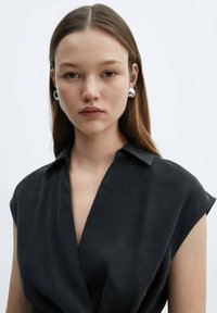 Mango Blusenkleid - black