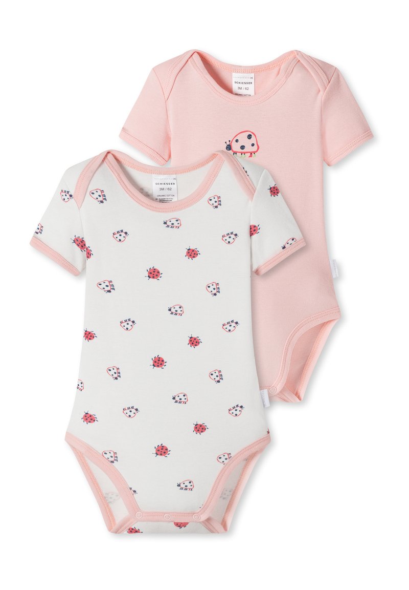 Schiesser 2-PACK LOVE - Body - rosa weiß