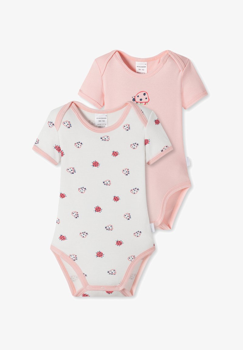 Schiesser 2-PACK LOVE - Body - rosa weiß