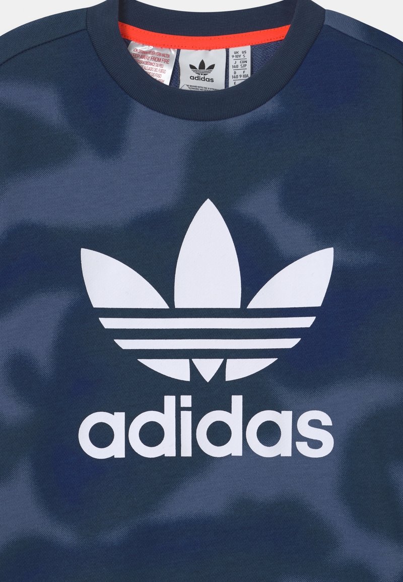 adidas Originals CAMO TREFOIL UNISEX Sweatshirt crew blue