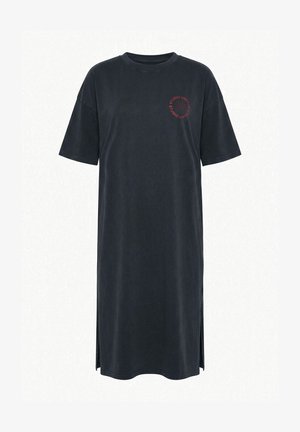 Studio Untold, MIDI-JERSEYKLEID, A-LINIE, APPLIKATION, HALBARM - T-shirtjurk - mottled anthracite
