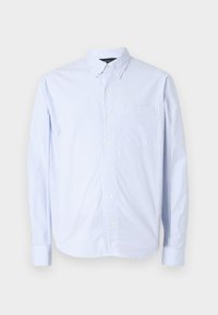 Poplin Button-Up Shirt - Chemise - blue/white
