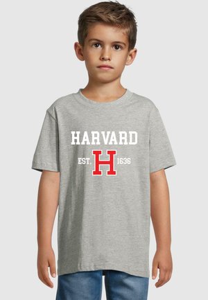 HARVARD UNIVERSITY-EST1636 - Print T-shirt - heather grey