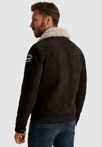PME Legend GREENVILLE - Usnjena jakna - d brown