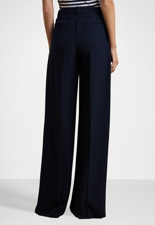 Double Faced Georgette Wide Leg Trouser - Trousers4