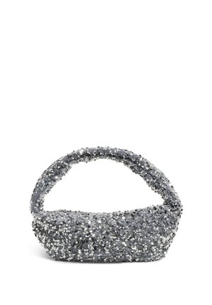 Kézitáska - silver sequins mix