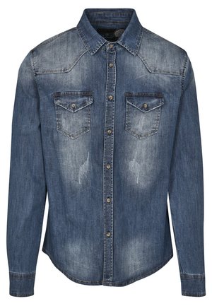 HERREN RILEY DENIMSHIRT - Marškiniai - blue