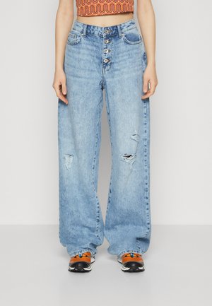 ONLMOLLY WIDE LEG  - Jeans Relaxed Fit - light blue denim