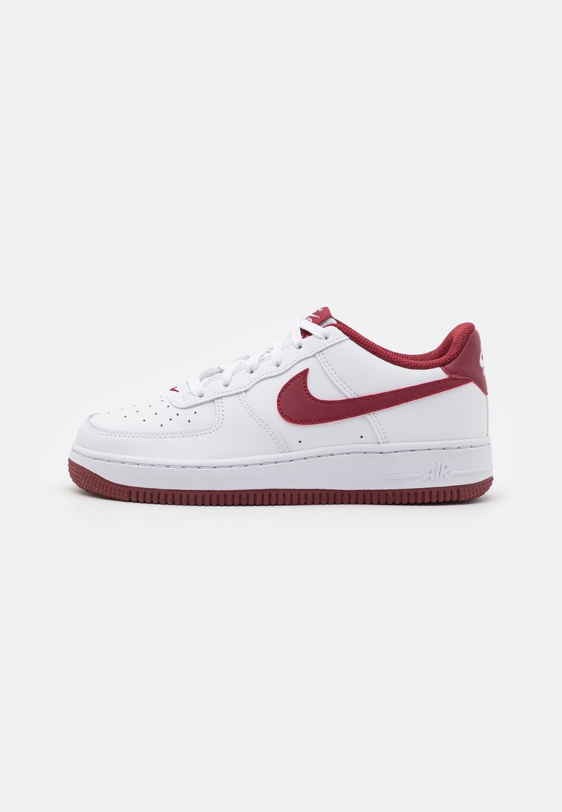 Nike Sportswear - AIR FORCE 1 UNISEX - Trainers - white/picante red/team red, Enlarge