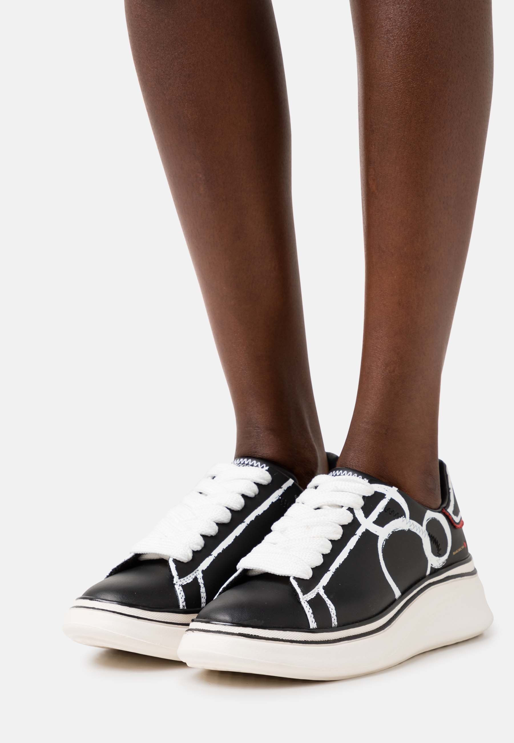 MOA - Master of Arts DOUBLE GALLERY MICKEY MOUSE PRINTED - Sneakers basse -  black/nero - Zalando.it