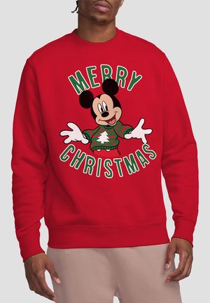 MICKEY MOUSE CHRISTMAS   - Sweatshirt - red