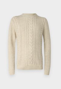 JJCRAIG  CREW NECK - Jersey de punto - white melange