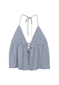 PULL&BEAR RUSTIC  - Linne - blue denim