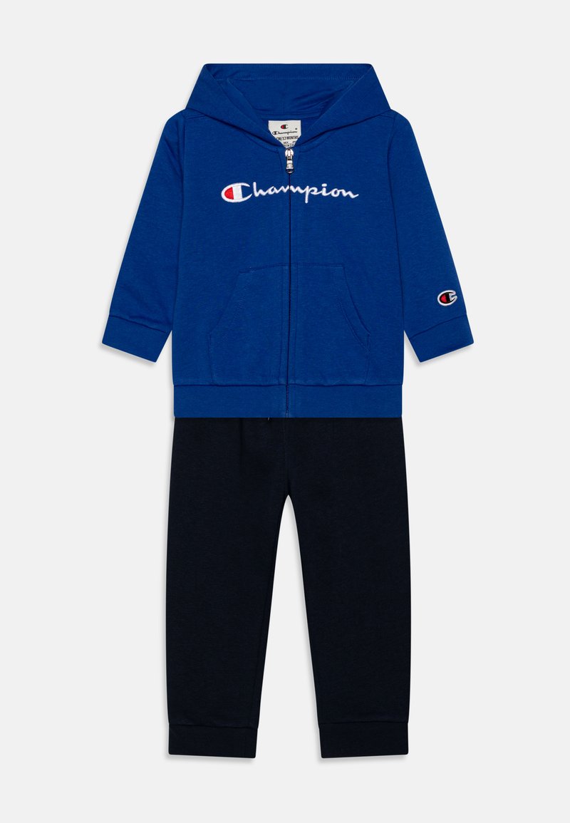 Champion ICONS HOODED FULL ZIP SUIT TODDLER UNISEX SET - Treningsdress - blue