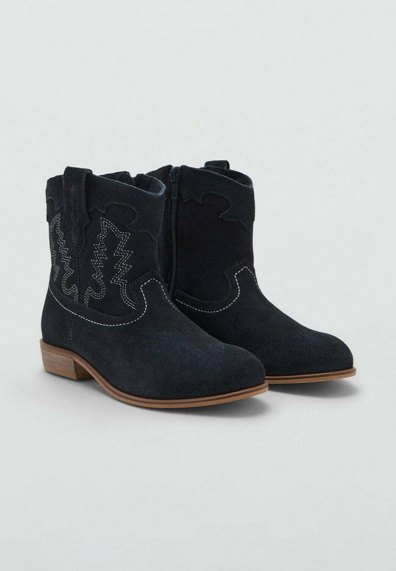 Mango Kids KID TEEN Botines camperos dark blue/azul marino