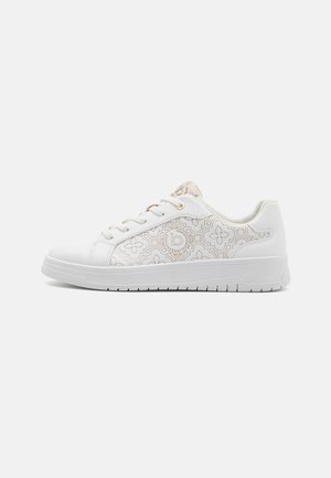 Joggesko - white/gold