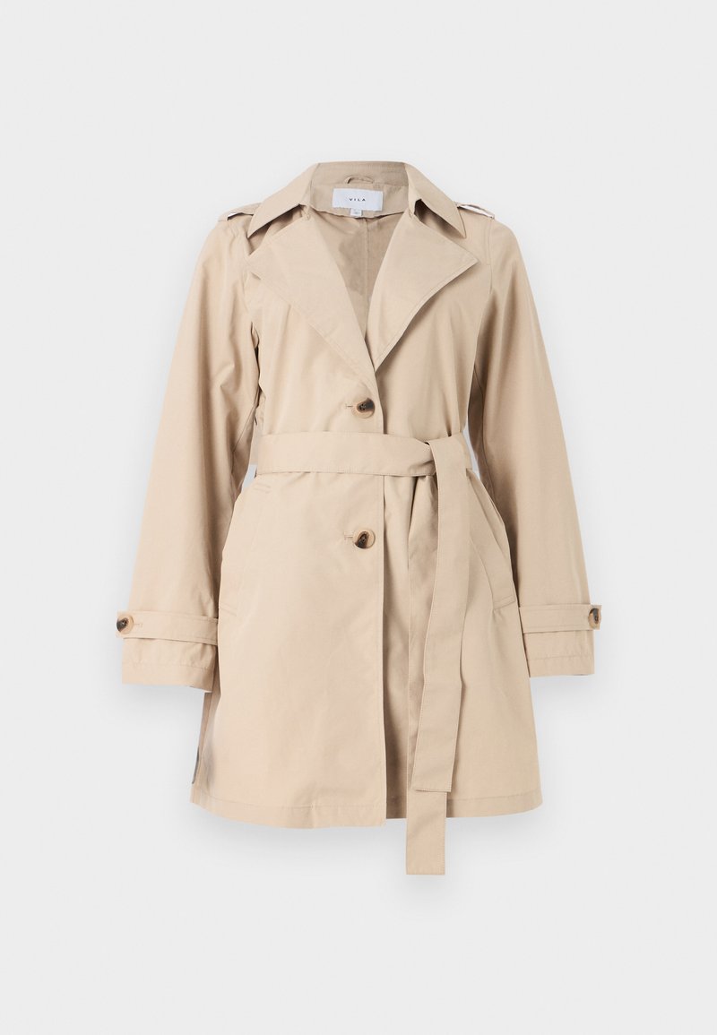 Vila Trenchcoat grijs