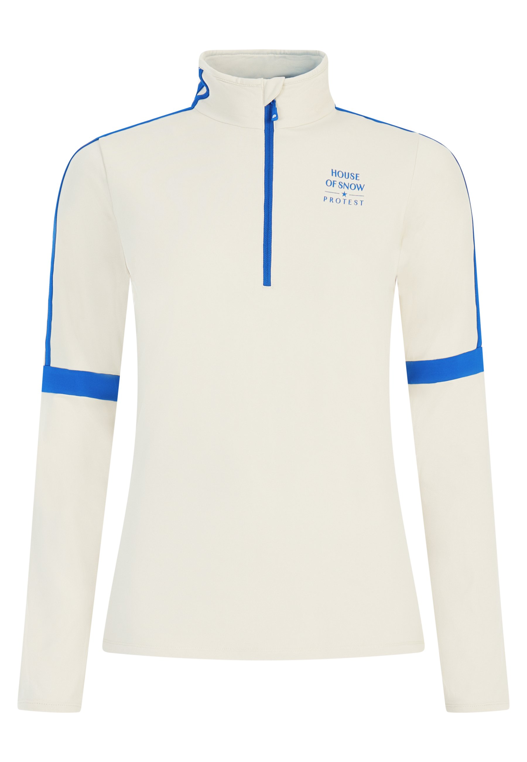 Protest Damen Langarmshirt PRTKACEY – Mit 1/4 Reißverschluss & Aztekenmuster, Aus Recyceltem Thermostretch