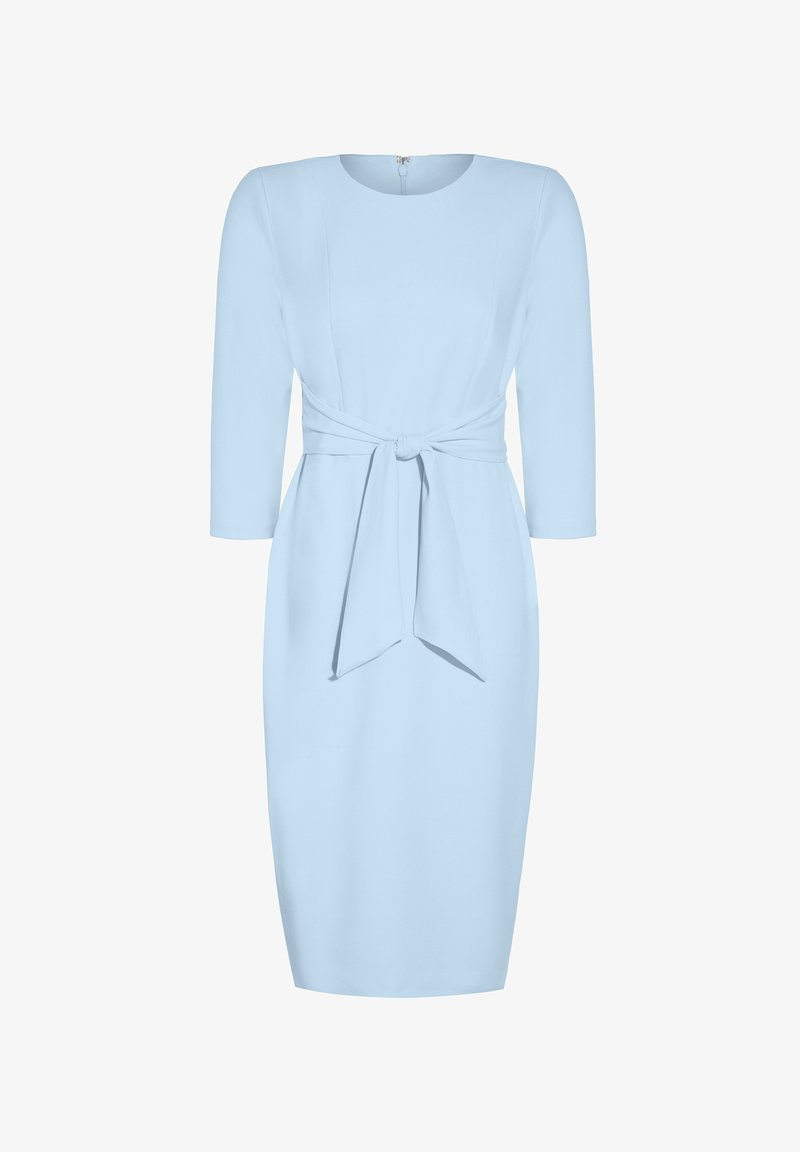Adrianna Papell TIE WAIST SHEATH - Shift dress - blue mist/light blue - Zalando Adrianna Papell TIE WAIST SHEATH - Shift dress - blue mist/light blue - Zalando